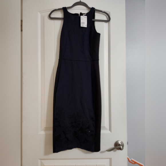 NWT H&M Black and Blue Dress - Picture 4 of 7